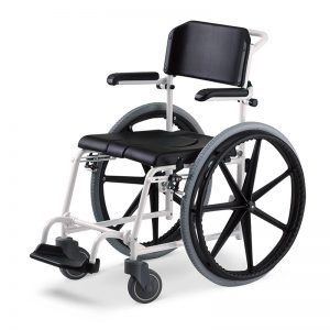MCWET wózek prysznicowo-toaletowy koła tylne 24″ stałe MEYRA